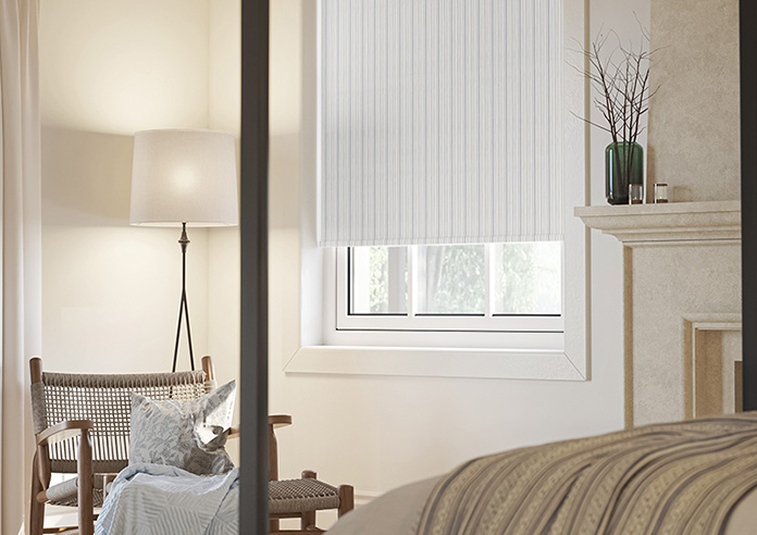 Classic Stripe, Blue Hues - Twist&Fit Roller Blind - Image 5